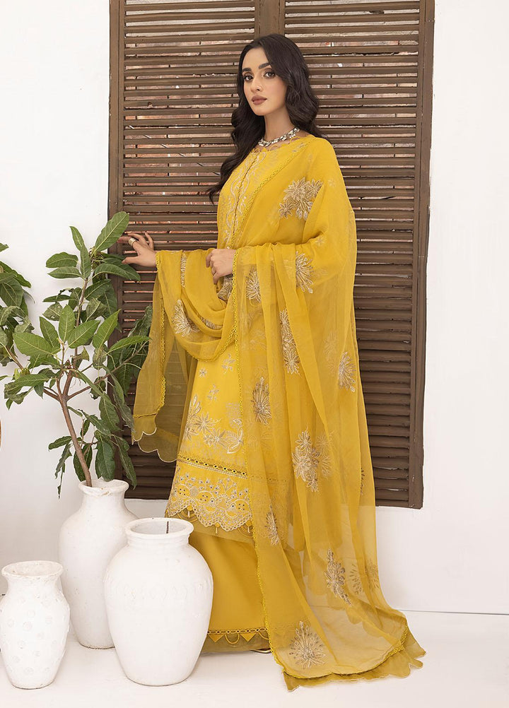 Kastoori By Awwal Embroidered Viscose Suits Unstitched 3 Piece AW23K-2 D-02 Grace - Winter Collection