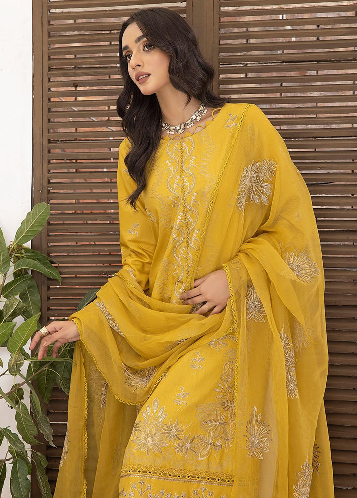 Kastoori By Awwal Embroidered Viscose Suits Unstitched 3 Piece AW23K-2 D-02 Grace - Winter Collection
