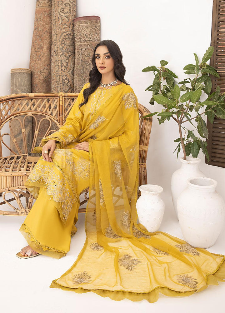 Kastoori By Awwal Embroidered Viscose Suits Unstitched 3 Piece AW23K-2 D-02 Grace - Winter Collection