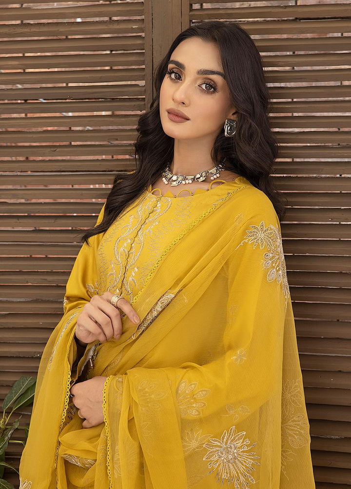 Kastoori By Awwal Embroidered Viscose Suits Unstitched 3 Piece AW23K-2 D-02 Grace - Winter Collection
