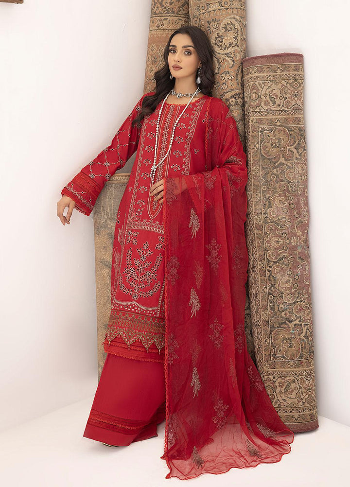 Kastoori By Awwal Embroidered Viscose Suits Unstitched 3 Piece AW23K-2 D-04 Lucent - Winter Collection