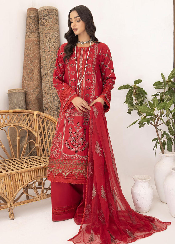 Kastoori By Awwal Embroidered Viscose Suits Unstitched 3 Piece AW23K-2 D-04 Lucent - Winter Collection
