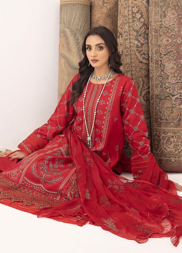 Kastoori By Awwal Embroidered Viscose Suits Unstitched 3 Piece AW23K-2 D-04 Lucent - Winter Collection