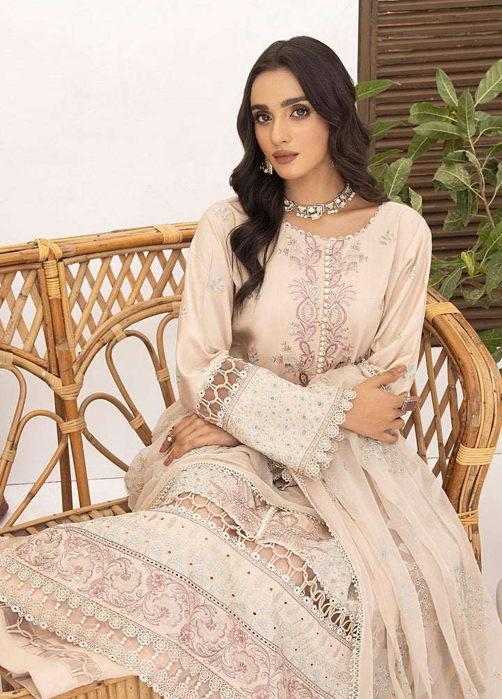 Kastoori By Awwal Embroidered Viscose Suits Unstitched 3 Piece AW23K-2 D-05 Stardust - Winter Collection