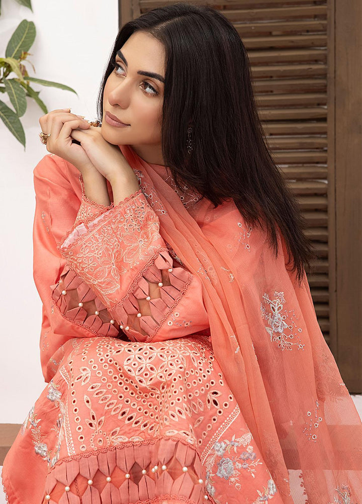 Kastoori By Awwal Embroidered Viscose Suits Unstitched 3 Piece AW23K-2 D-06 Enigma - Winter Collection