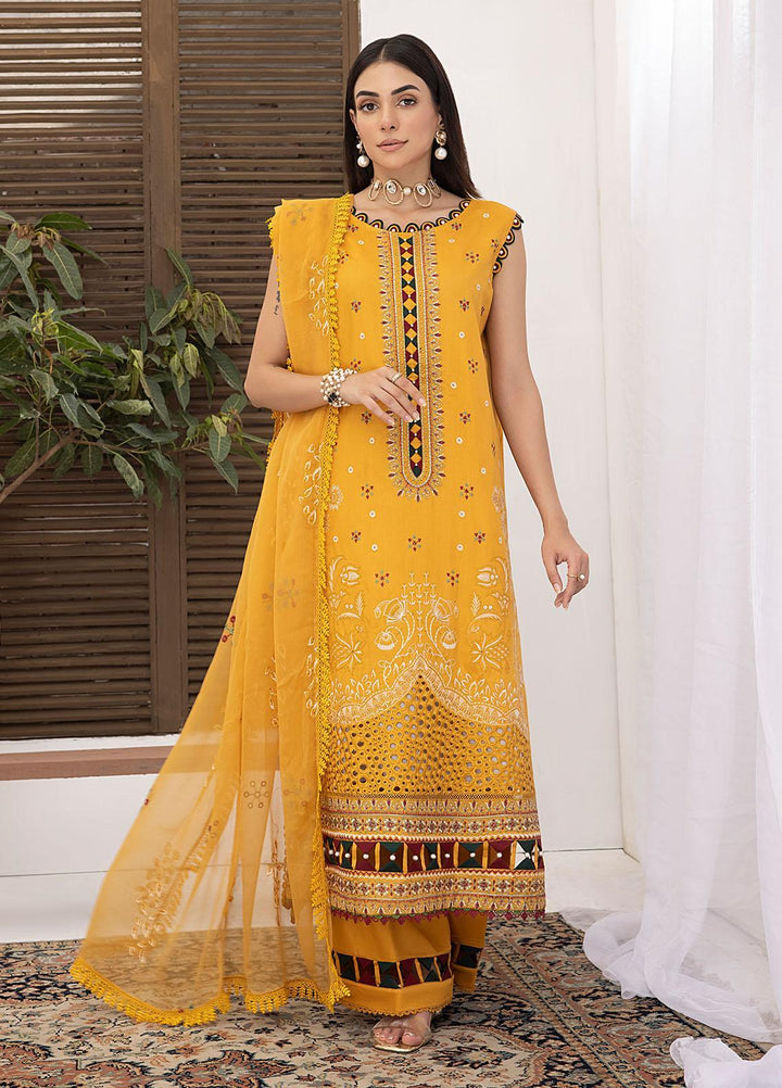Kastoori By Awwal Embroidered Viscose Suits Unstitched 3 Piece AW23K-2 D-08 Flora - Winter Collection