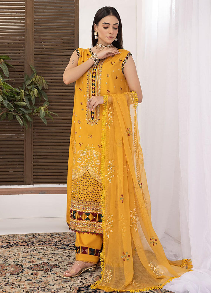 Kastoori By Awwal Embroidered Viscose Suits Unstitched 3 Piece AW23K-2 D-08 Flora - Winter Collection
