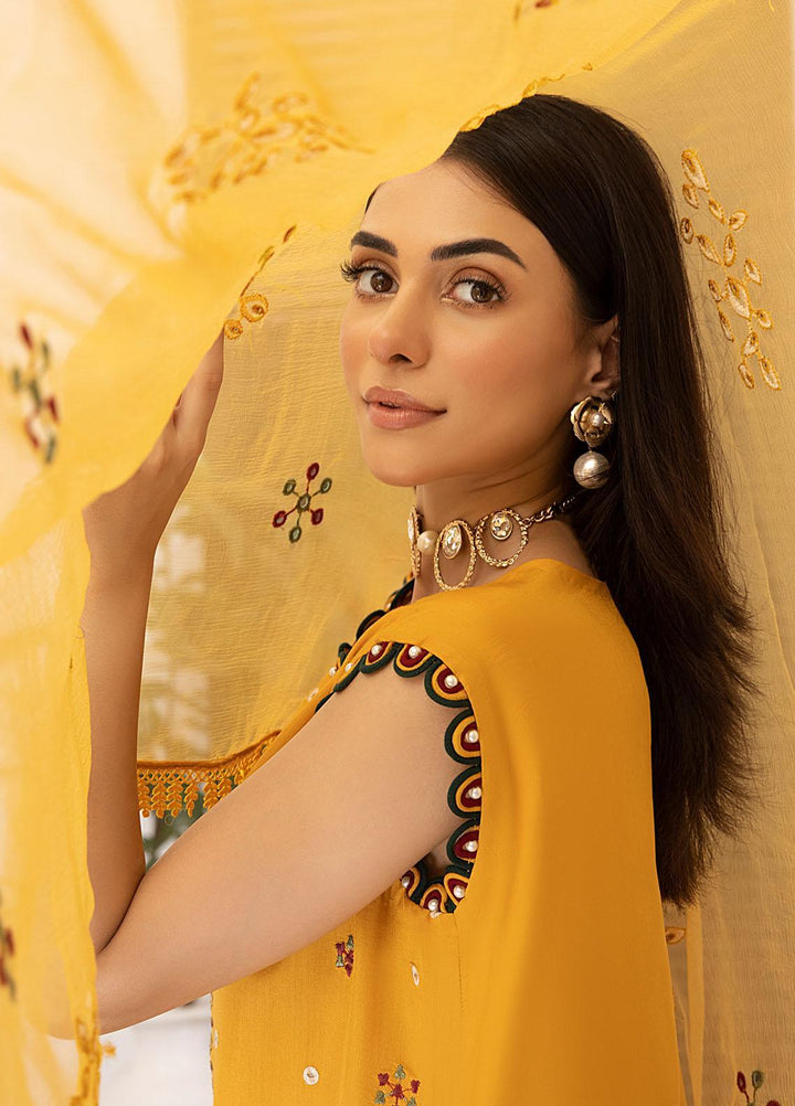 Kastoori By Awwal Embroidered Viscose Suits Unstitched 3 Piece AW23K-2 D-08 Flora - Winter Collection