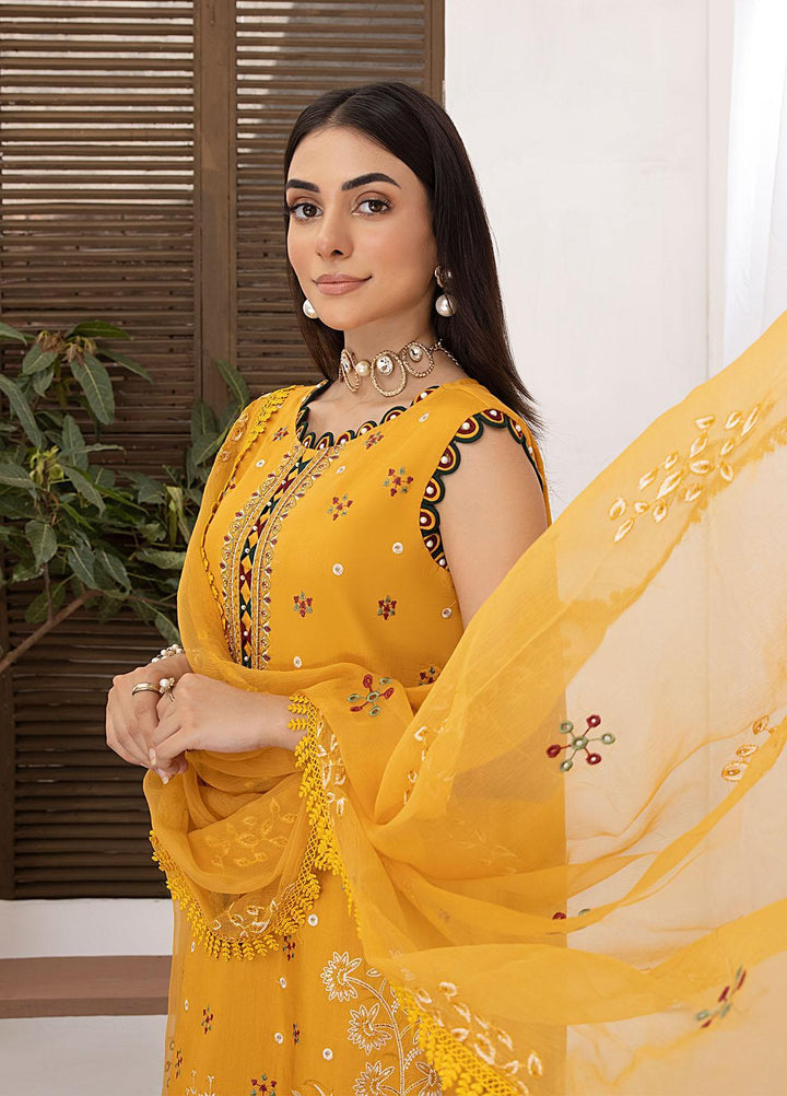 Kastoori By Awwal Embroidered Viscose Suits Unstitched 3 Piece AW23K-2 D-08 Flora - Winter Collection