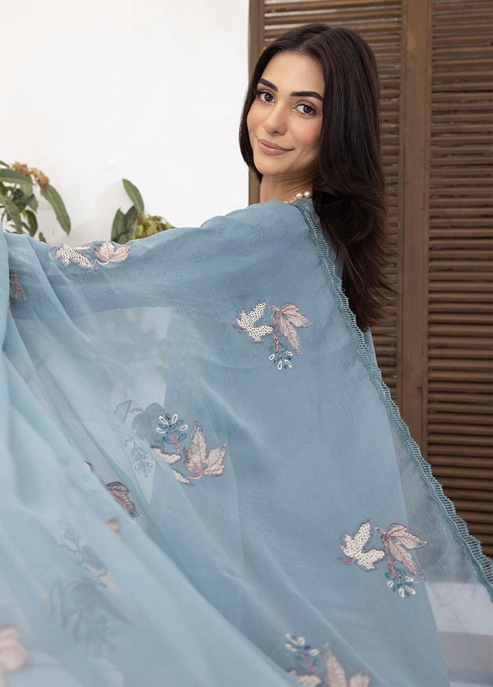 Kastoori By Awwal Embroidered Viscose Suits Unstitched 3 Piece AW23K-2 D-09 Phoenix - Winter Collection