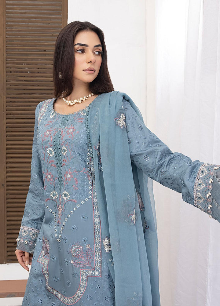 Kastoori By Awwal Embroidered Viscose Suits Unstitched 3 Piece AW23K-2 D-09 Phoenix - Winter Collection