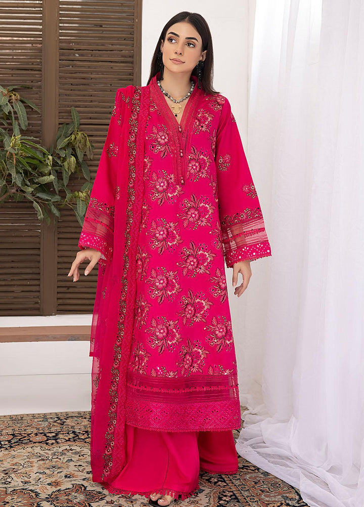 Kastoori By Awwal Embroidered Viscose Suits Unstitched 3 Piece AW23K-2 D-10 Dolcet - Winter Collection