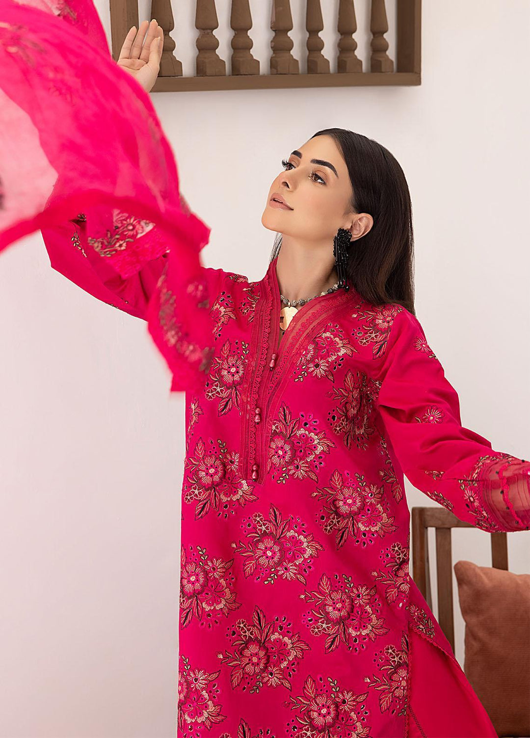 Kastoori By Awwal Embroidered Viscose Suits Unstitched 3 Piece AW23K-2 D-10 Dolcet - Winter Collection