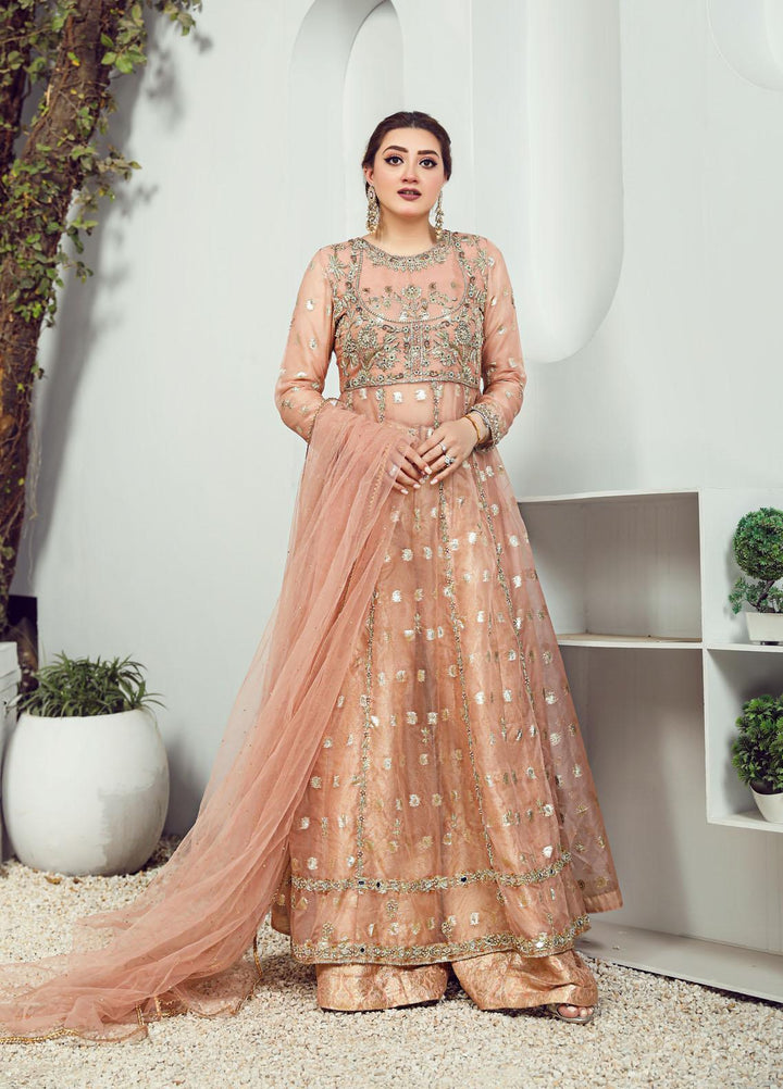 Kausar Attire Luxury Pret  Organza 3 Piece Dress KA22TM MEHRANI