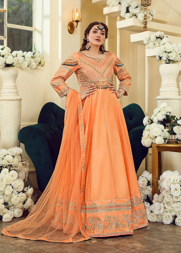 Kausar Attire Luxury Pret  Raw Silk 2 Piece Dress KA22TM LILAVATI