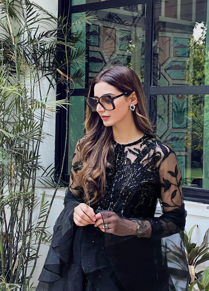 Kausar Attire Luxury Pret  Net 4 Piece Dress KA22TM MARBLE