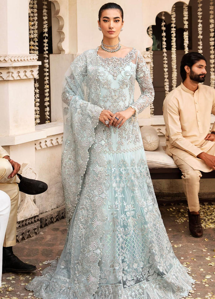 Kayseria By Serene Premium Embroidered Net Suits Unstitched 3 Piece SP24KS SB-21 Aria - Wedding Collection
