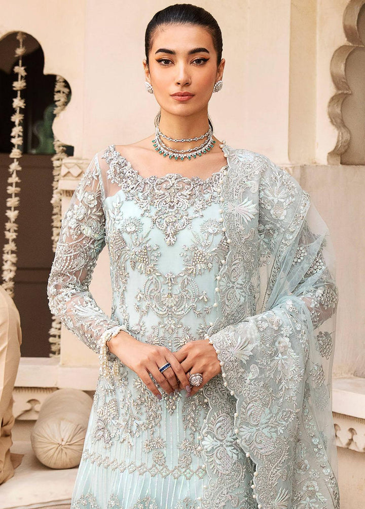 Kayseria By Serene Premium Embroidered Net Suits Unstitched 3 Piece SP24KS SB-21 Aria - Wedding Collection