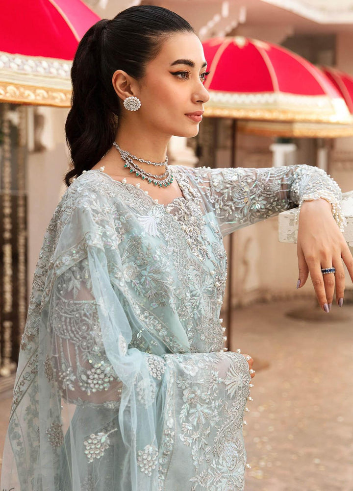 Kayseria By Serene Premium Embroidered Net Suits Unstitched 3 Piece SP24KS SB-21 Aria - Wedding Collection