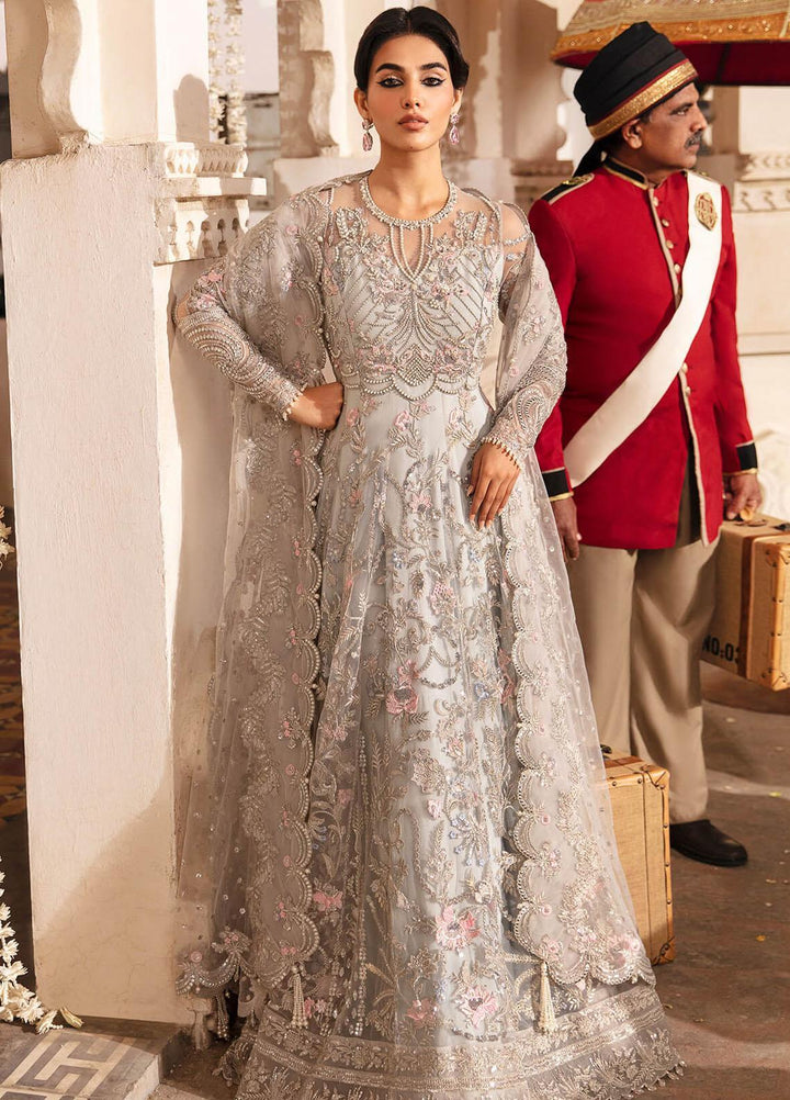 Kayseria By Serene Premium Embroidered Net Suits Unstitched 3 Piece SP24KS SB-23 Aysel - Wedding Collection