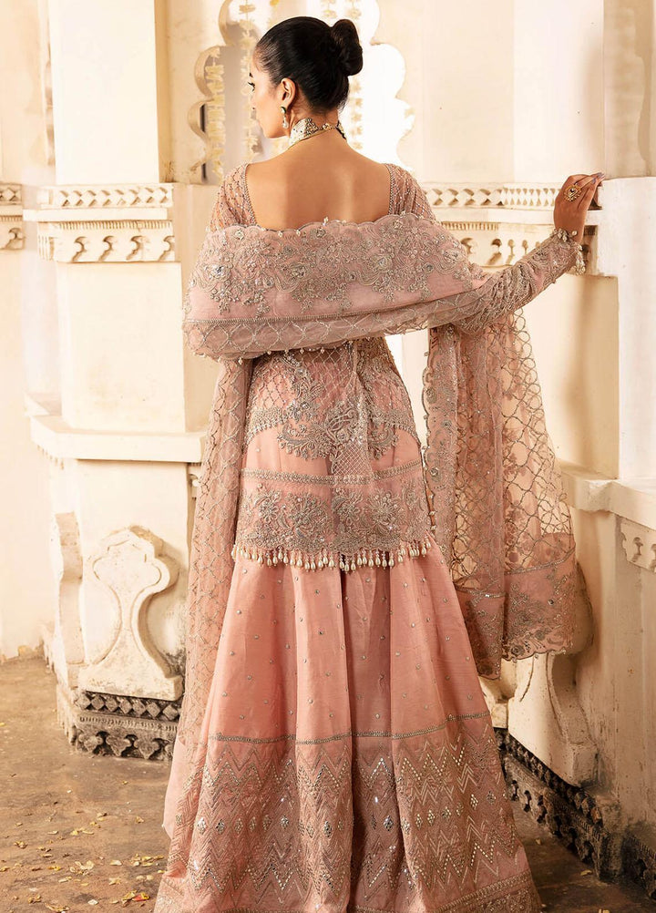 Kayseria By Serene Premium Embroidered Net Suits Unstitched 4 Piece SP24KS SB-24 Blume - Wedding Collection