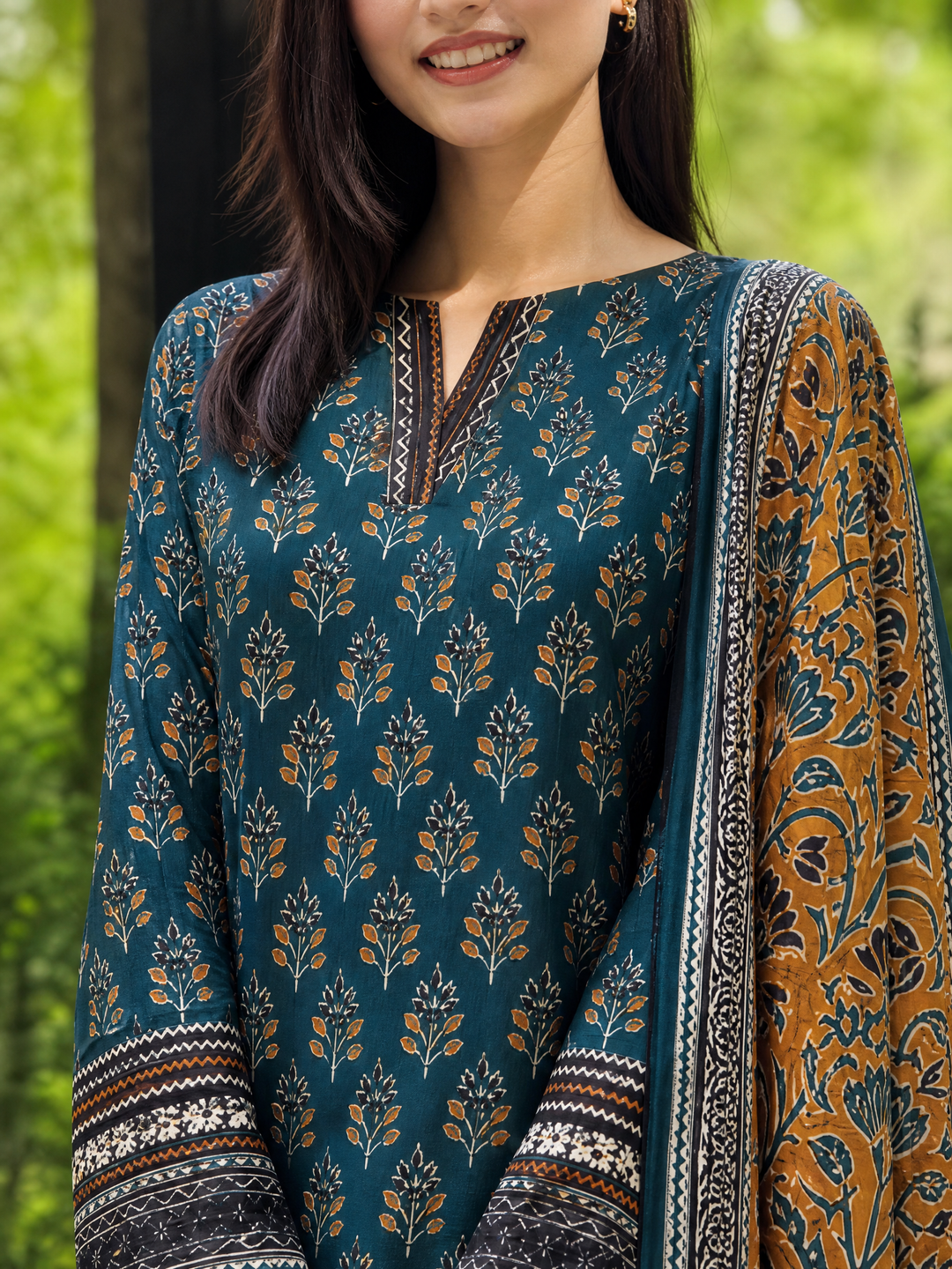 Platinum Jaipuri by HZ Textiles Unstitched Printed Lawn 3 Piece Suit PJB - 3239 Casual Collection