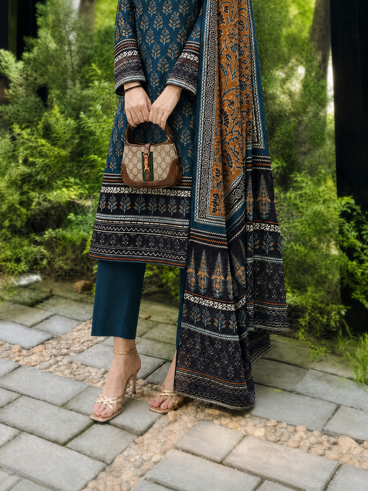Platinum Jaipuri by HZ Textiles Unstitched Printed Lawn 3 Piece Suit PJB - 3239 Casual Collection