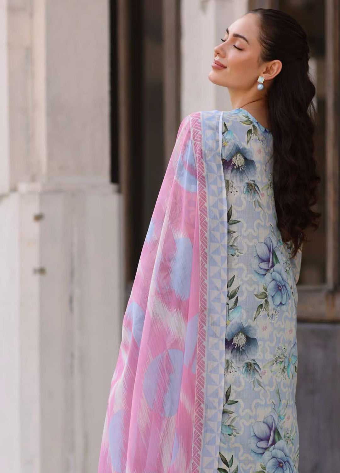 Kesariya by Riaz Arts Embroidered Lawn Suits Unstitched 3 Piece RA25KE KY-01 - Summer Collection