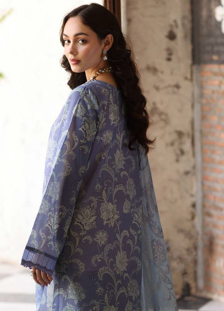 Kesariya by Riaz Arts Embroidered Lawn Suits Unstitched 3 Piece RA25KE Ky-02 - Summer Collection