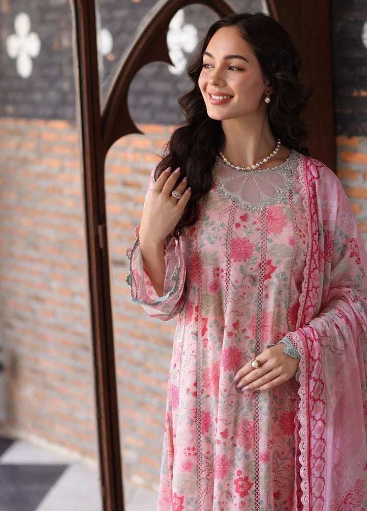 Kesariya by Riaz Arts Embroidered Lawn Suits Unstitched 3 Piece RA25KE KY-04 - Summer Collection