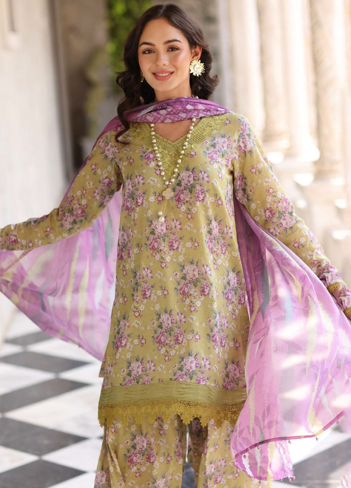 Kesariya by Riaz Arts Embroidered Lawn Suits Unstitched 3 Piece RA25KE KY-05 - Summer Collection