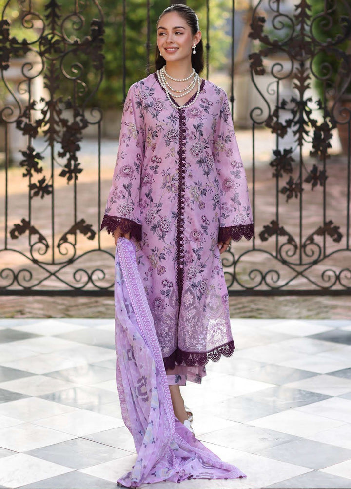 Kesariya by Riaz Arts Embroidered Lawn Suits Unstitched 3 Piece RA25KE KY-08 - Summer Collection