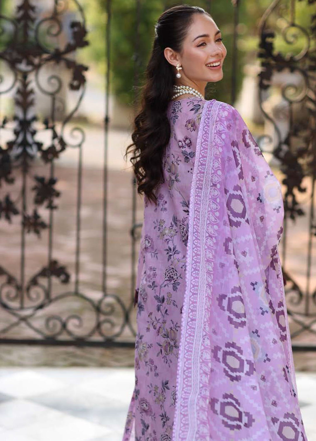 Kesariya by Riaz Arts Embroidered Lawn Suits Unstitched 3 Piece RA25KE KY-08 - Summer Collection