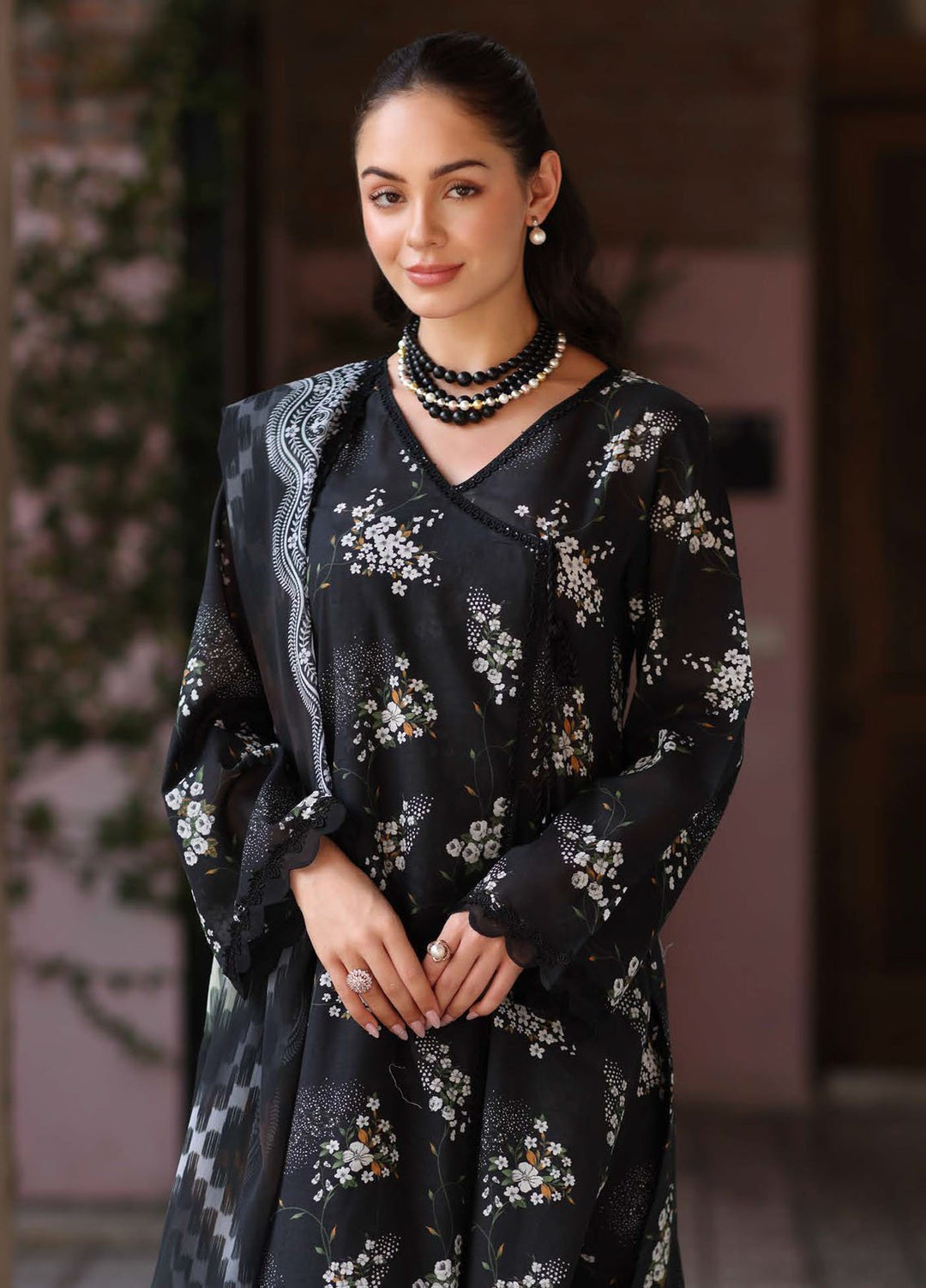 Kesariya by Riaz Arts Embroidered Lawn Suits Unstitched 3 Piece RA25KE KY-09 - Summer Collection