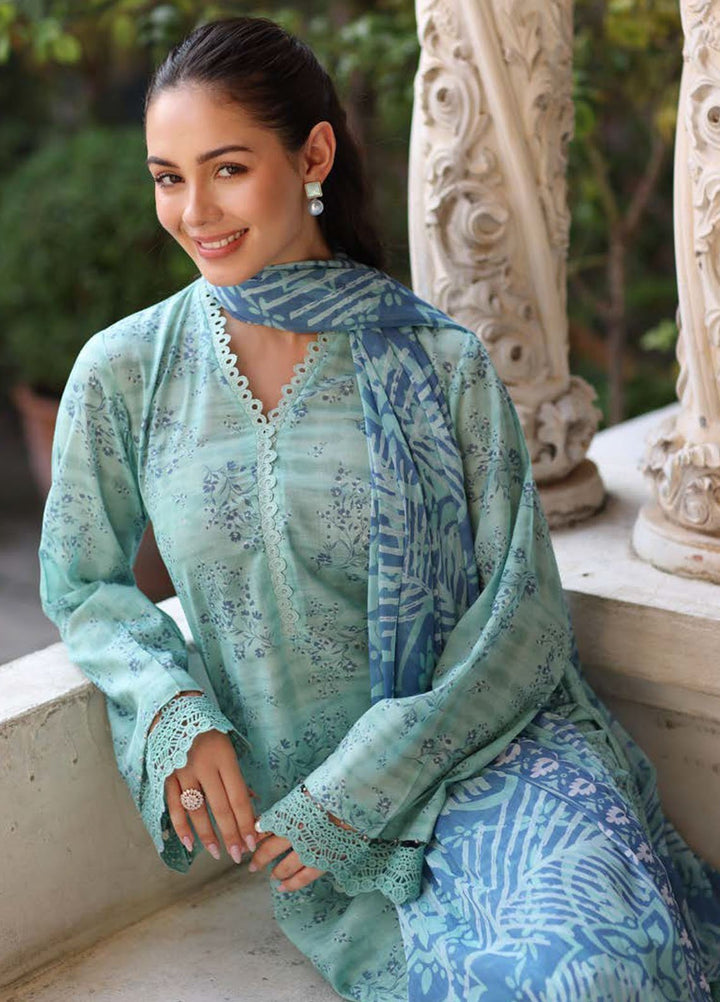 Kesariya by Riaz Arts Embroidered Lawn Suits Unstitched 3 Piece RA25KE KY-10 - Summer Collection