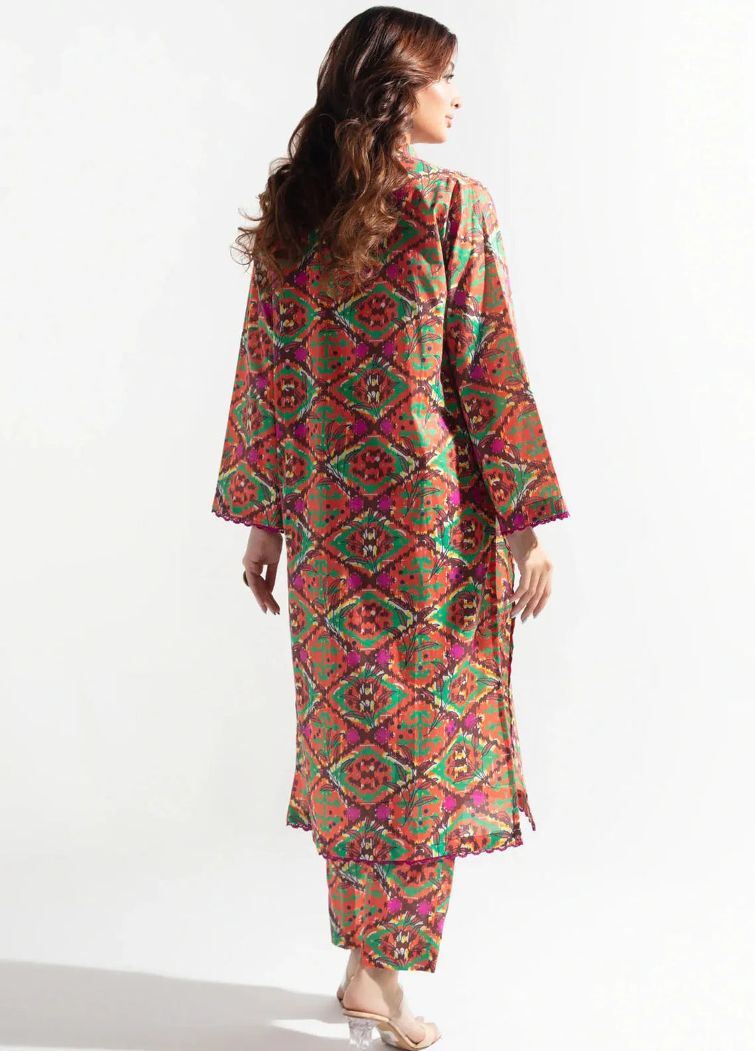 Kesori Pret Casual Cambric 2 Piece Suit Aura