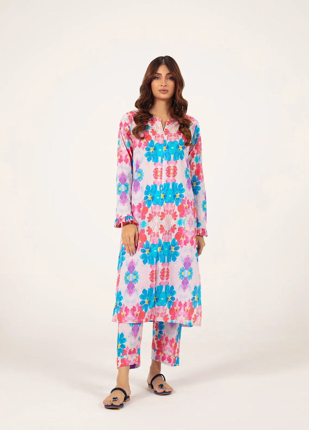 Kesori Pret Printed Cambric 2 Piece Suit Kirido
