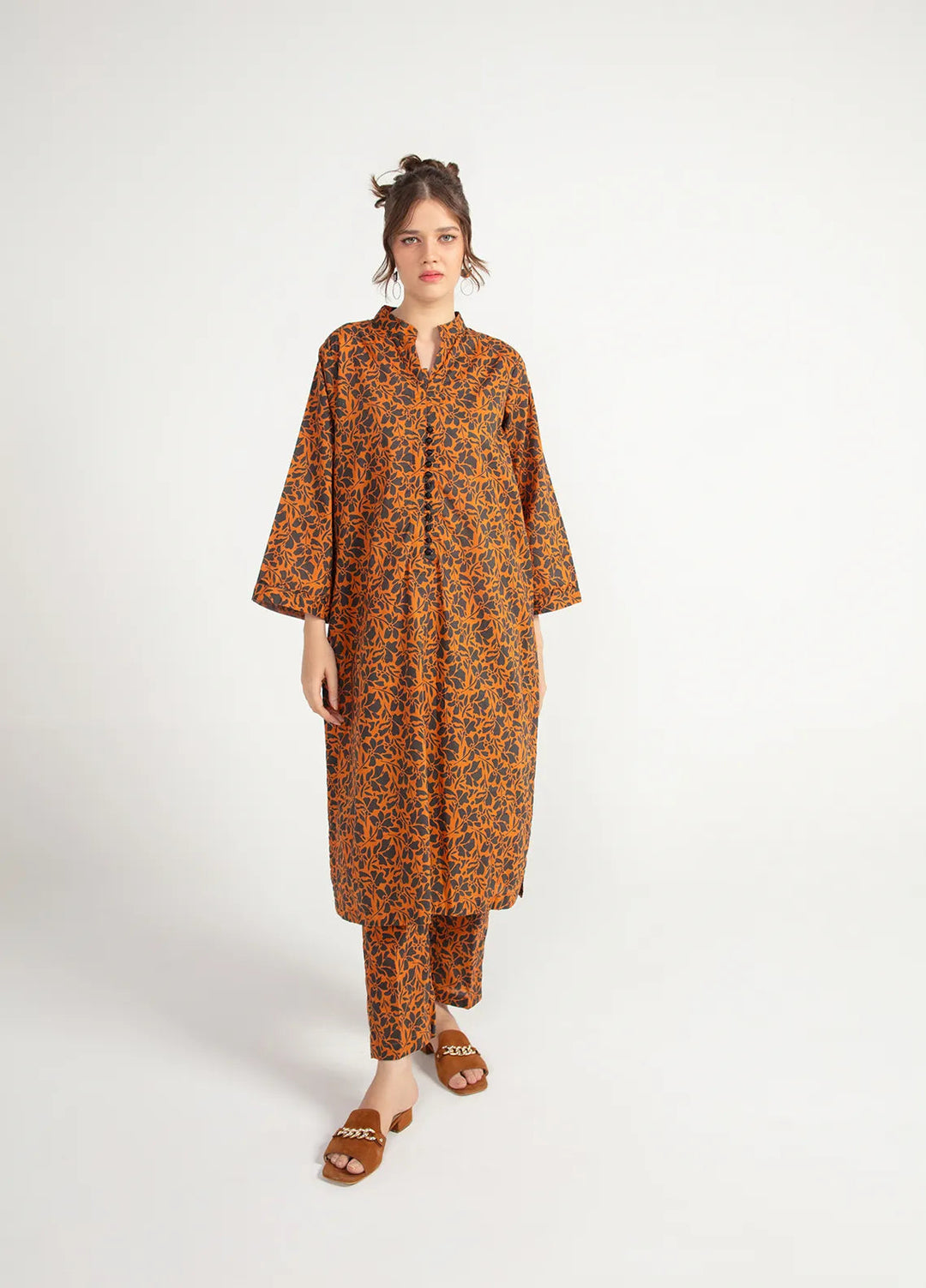 Kesori Pret Printed Cambric 2 Piece Suit Mirin