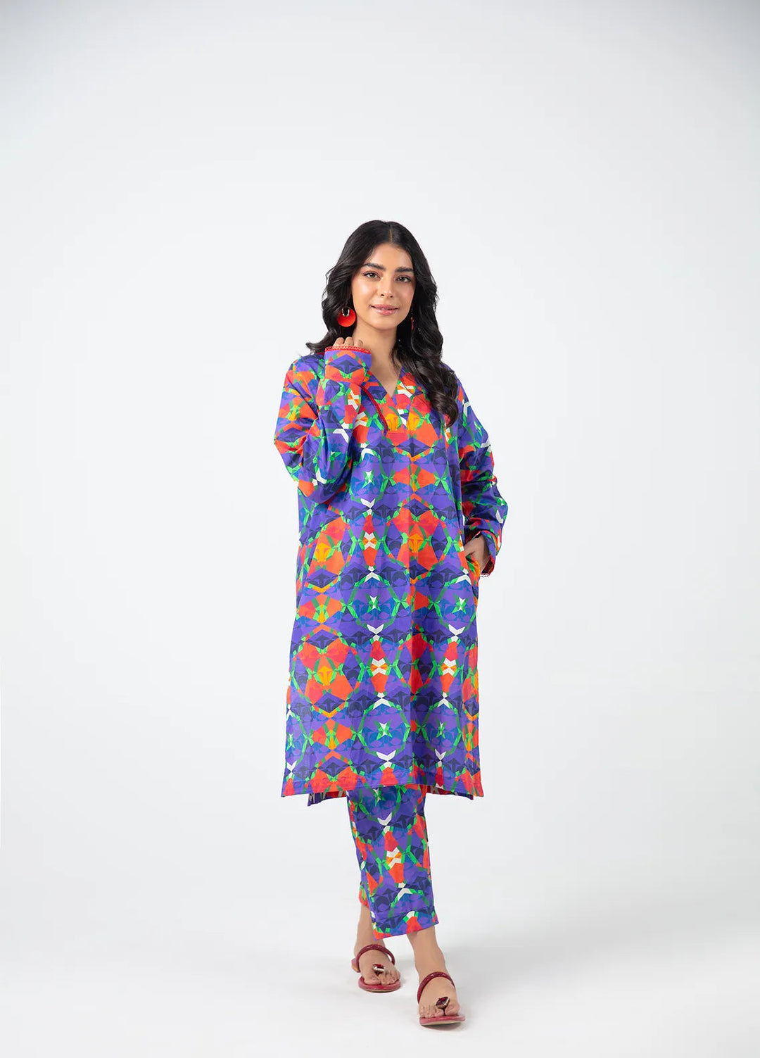 Kesori Pret Printed Cambric 2 Piece Suit Nora