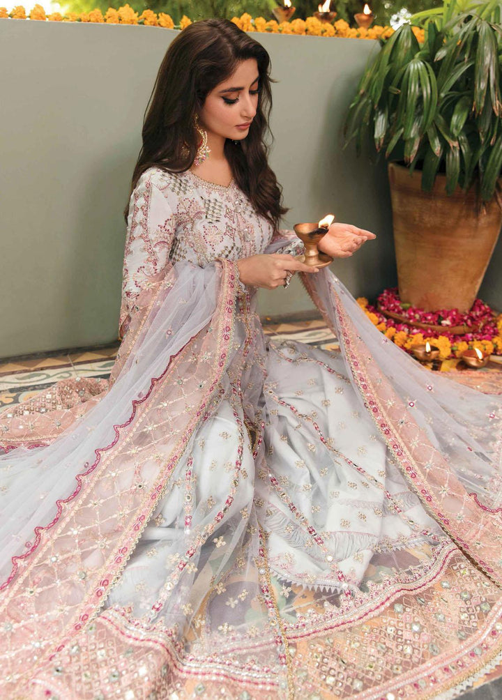 Khaab by Qalamkar Embroidered  Suits Unstitched 3 Piece QLM22-K2 NF-01 Maha - Luxury Formals Collection