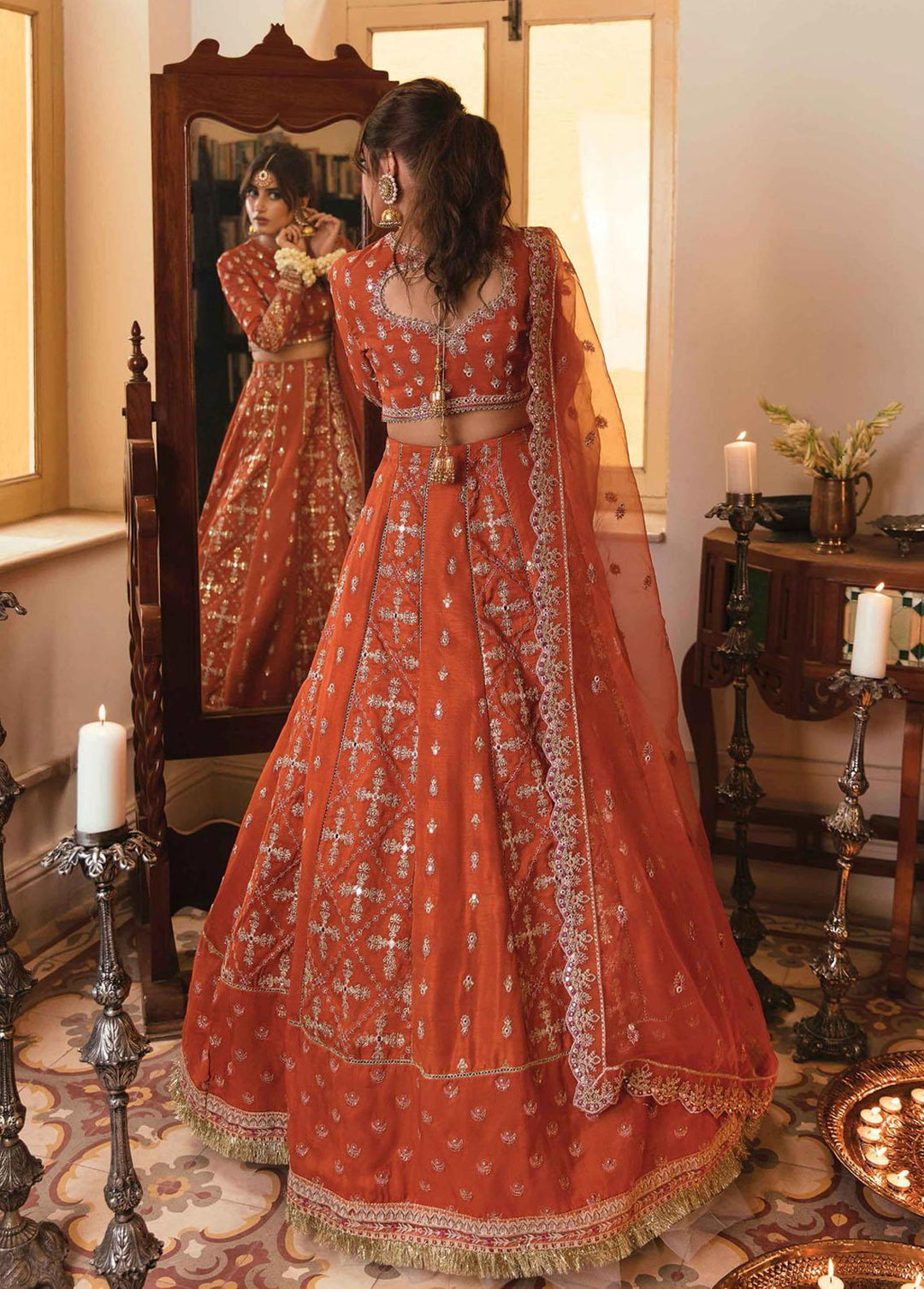 Khaab by Qalamkar Embroidered  Suits Unstitched 3 Piece QLM22-K2 NF-03 Meher - Luxury Formals Collection