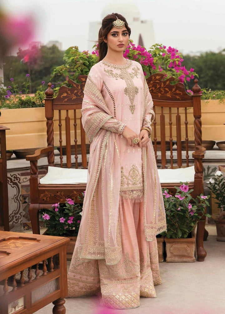 Khaab by Qalamkar Embroidered  Suits Unstitched 3 Piece QLM22-K2 NF-06 Mehek - Luxury Formals Collection
