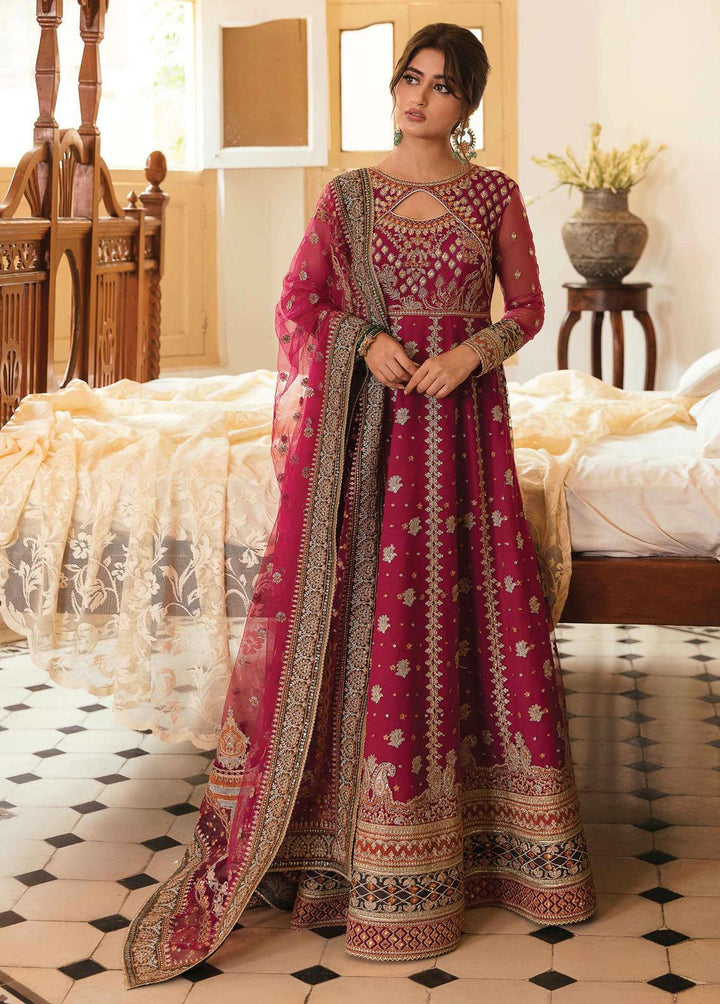 Khaab by Qalamkar Embroidered  Suits Unstitched 3 Piece QLM22-K2 NF-08 Savera - Luxury Formals Collection