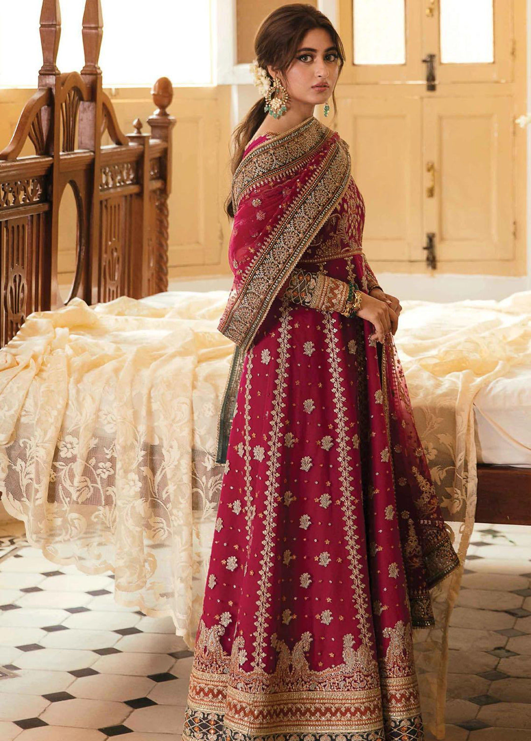 Khaab by Qalamkar Embroidered  Suits Unstitched 3 Piece QLM22-K2 NF-08 Savera - Luxury Formals Collection