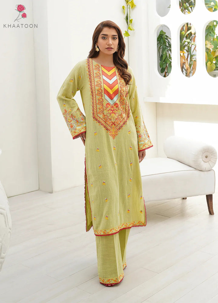 Khaatoon Clothing Pret Embroidered Cotton Karandi 2 Piece Suit Jahanara