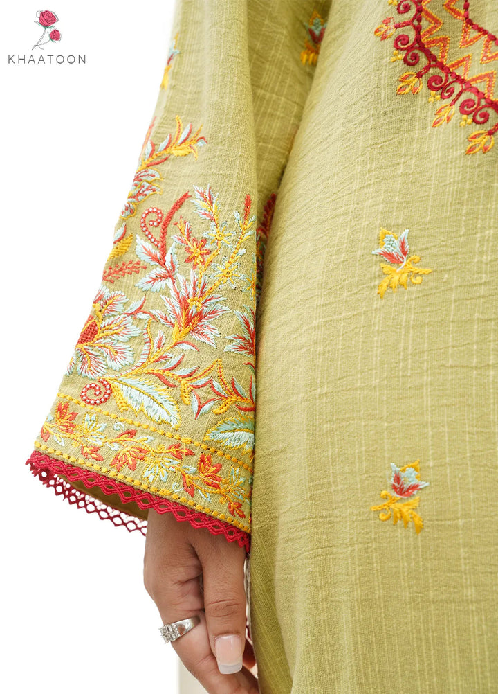 Khaatoon Clothing Pret Embroidered Cotton Karandi 2 Piece Suit Jahanara