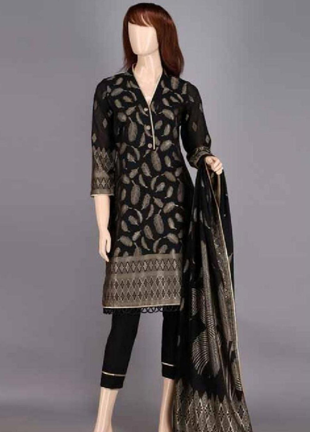 Khanum  Jacquard Suits Unstitched 3 Piece KHN21J KN-05 - Summer Collection
