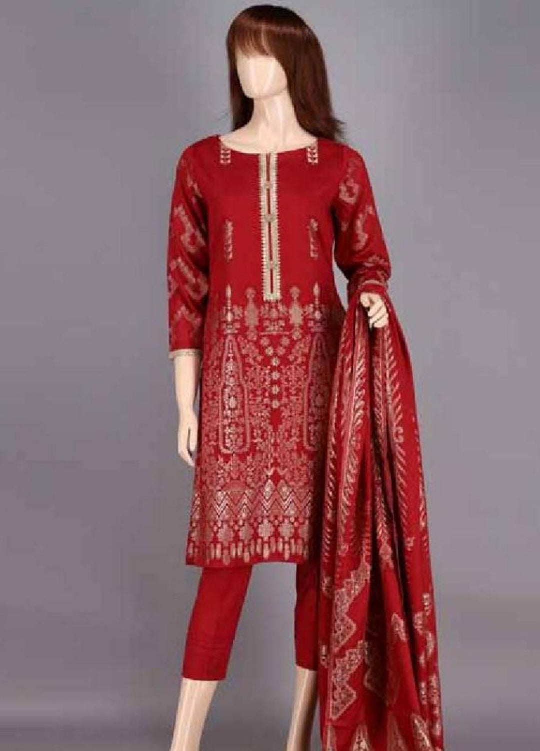 Khanum  Jacquard Suits Unstitched 3 Piece KHN21J KN-07 - Summer Collection