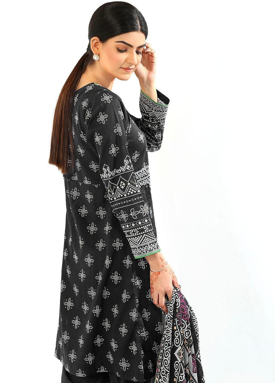Khas Printed Lawn Suits Unstitched 3 Piece KHS23MC KLA-1996 - Summer Collection