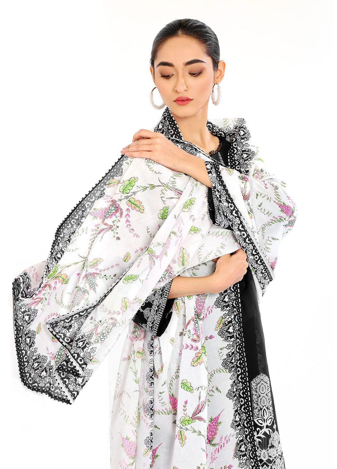Khas Printed Lawn Suits Unstitched 3 Piece KHS23MC KLA-1997 - Summer Collection